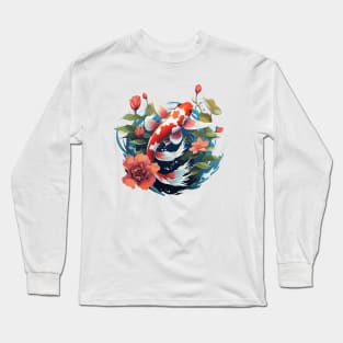 Koi Fish In A Pond Long Sleeve T-Shirt